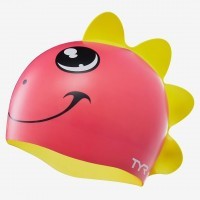 Шапочка для плавания детская TYR Charactyrs Dino Diva Cap