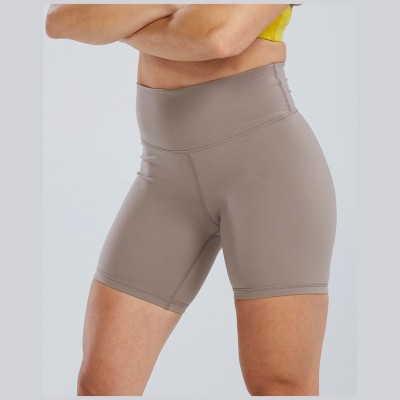 Шорты с высокой талией  TYR Women&#039;s Joule Elite High-Rise 6&amp;quot; Short - Solid 176 Бежевый