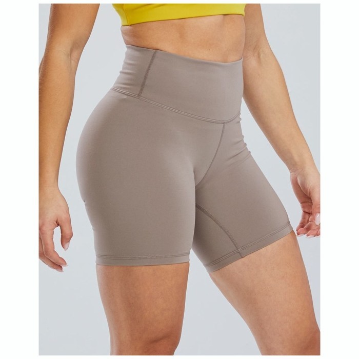 Шорты с высокой талией  TYR Women's Joule Elite High-Rise 6&quot; Short - Solid 176 Бежевый