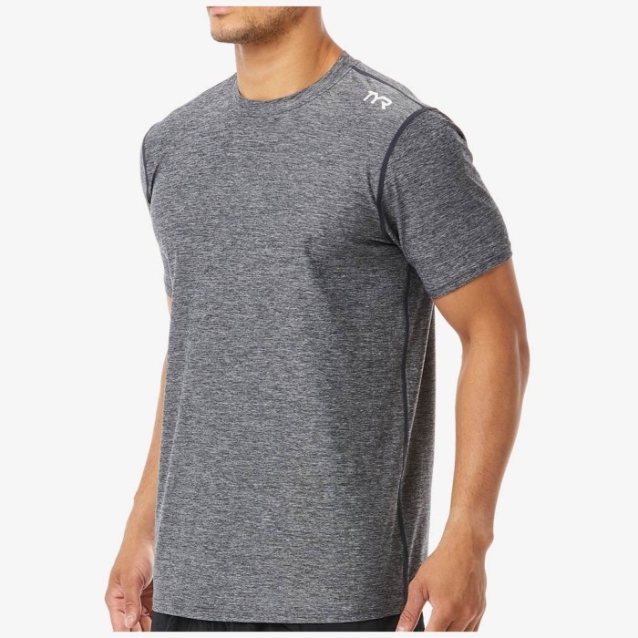 Лайкра с коротким рукавом TYR Men's Vista Short Sleeve Rashguard