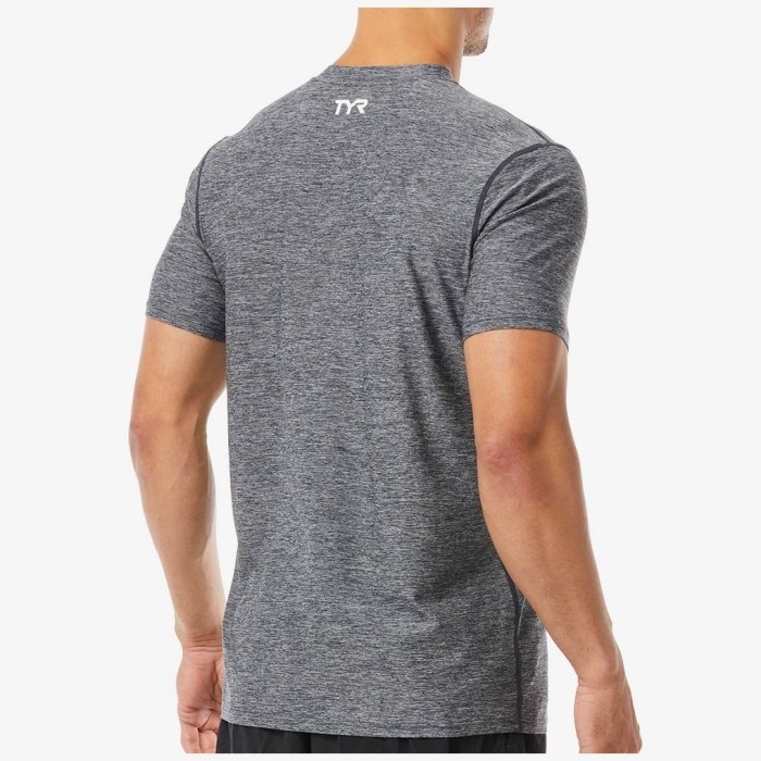 Лайкра с коротким рукавом TYR Men's Vista Short Sleeve Rashguard