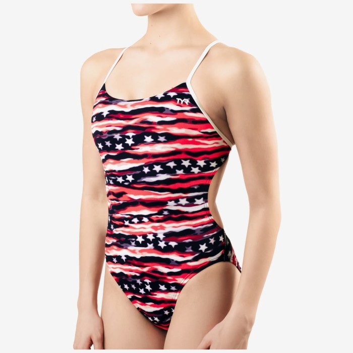 Купальник слитный TYR All American Cutoutfit