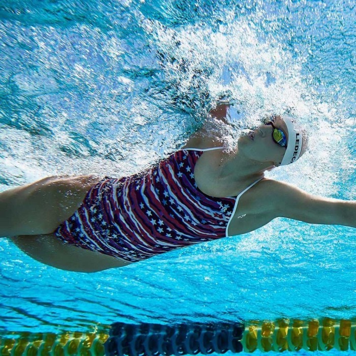 Купальник слитный TYR All American Cutoutfit