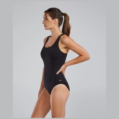 Купальник утягивающий TYR Solid Max Splice Controlfit Swimsuit 001 Черный