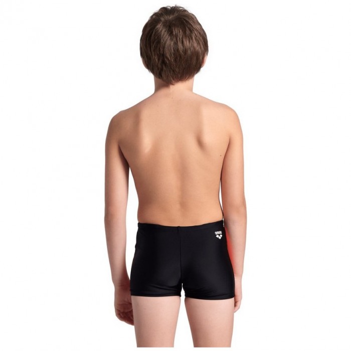 Плавки детские ARENA THRICE JR SHORT R black-calypso coral-white