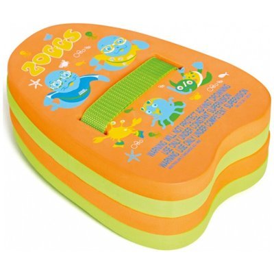 Доска-жилет для плавания детская ZOGGS Zoggy Back Float (2-6 лет) зеленый/оранжевый