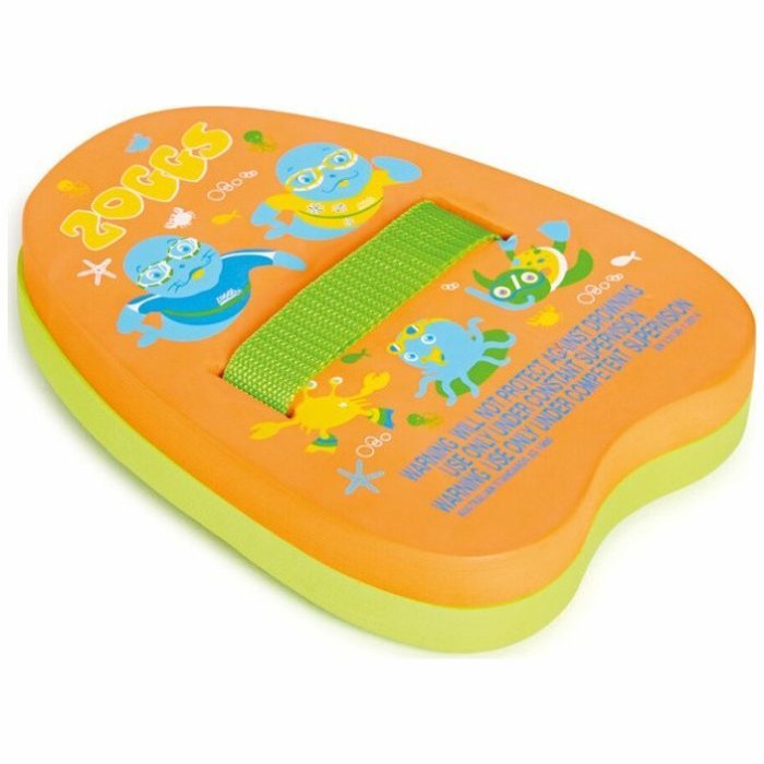 Доска-жилет для плавания детская ZOGGS Zoggy Back Float (2-6 лет) зеленый/оранжевый