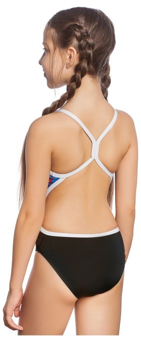 Madwave Юниорский купальник спортивный антихлор Russian team