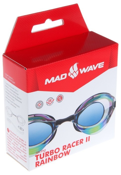 Madwave Стартовые очки Turbo racer II rainbow