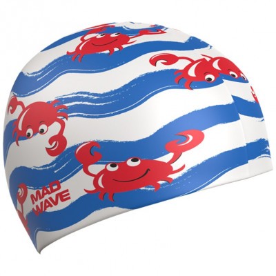 Madwave Юниорская силиконовая шапочка Crabs