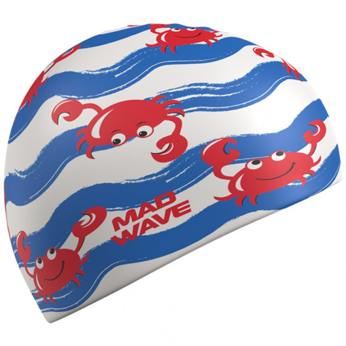 Madwave Юниорская силиконовая шапочка Crabs