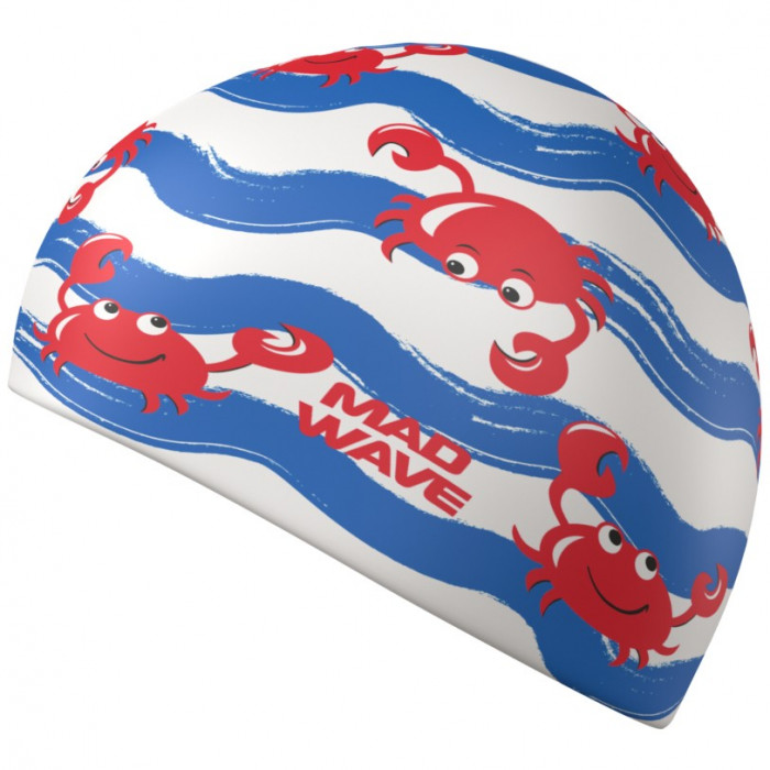 Madwave Юниорская силиконовая шапочка Crabs