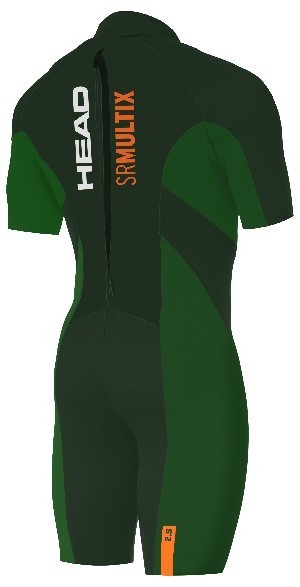 Гидрокостюм Короткий костюм HEAD SWIMRUN MULTIX SHORTY 2.5, Мужской, неопр.2,5мм. с двусторонним нейлоном