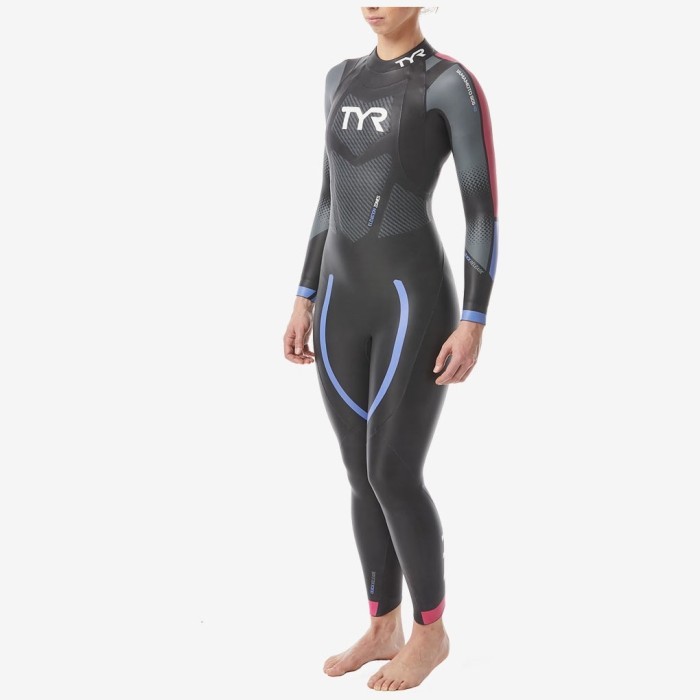 Гидрокостюм TYR Wetsuit Female Hurricane Cat 3 738 Черный
